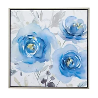 Blue Polystone French Country Framed Wall Art, 32" x 32"