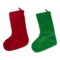 DII® Santa & Snowman Stocking Set