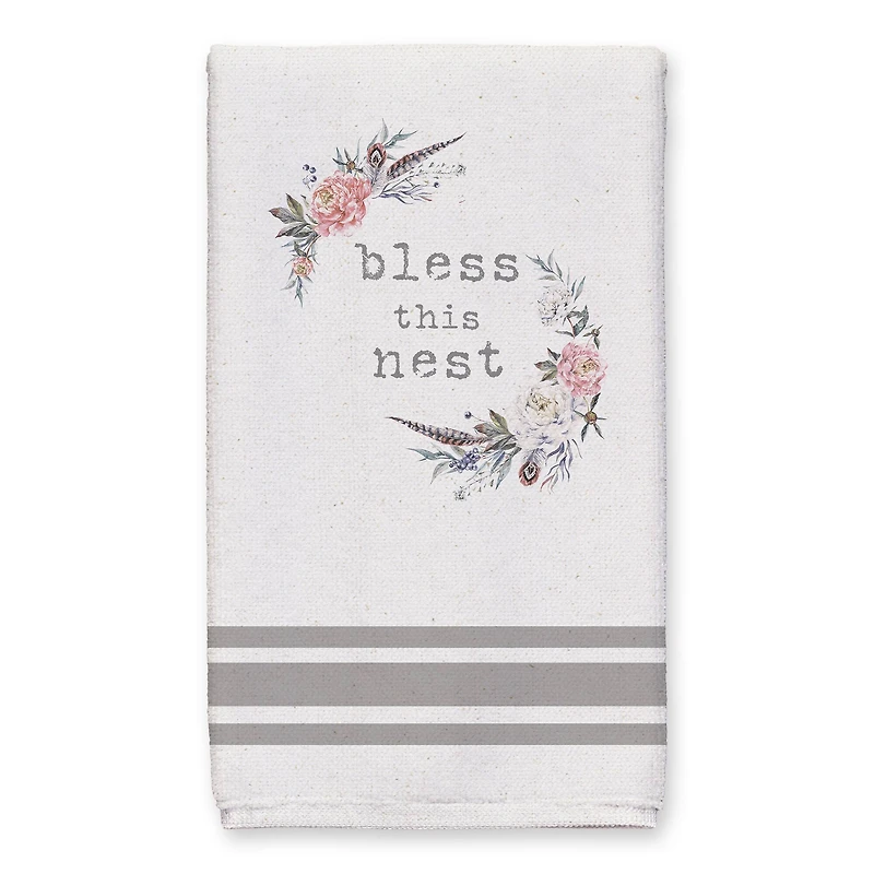 Bless This Nest Tea Towel - Set of 2
