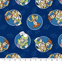 Springs Creative Disney® Pixar Buzz & Woody Badges Cotton Fabric