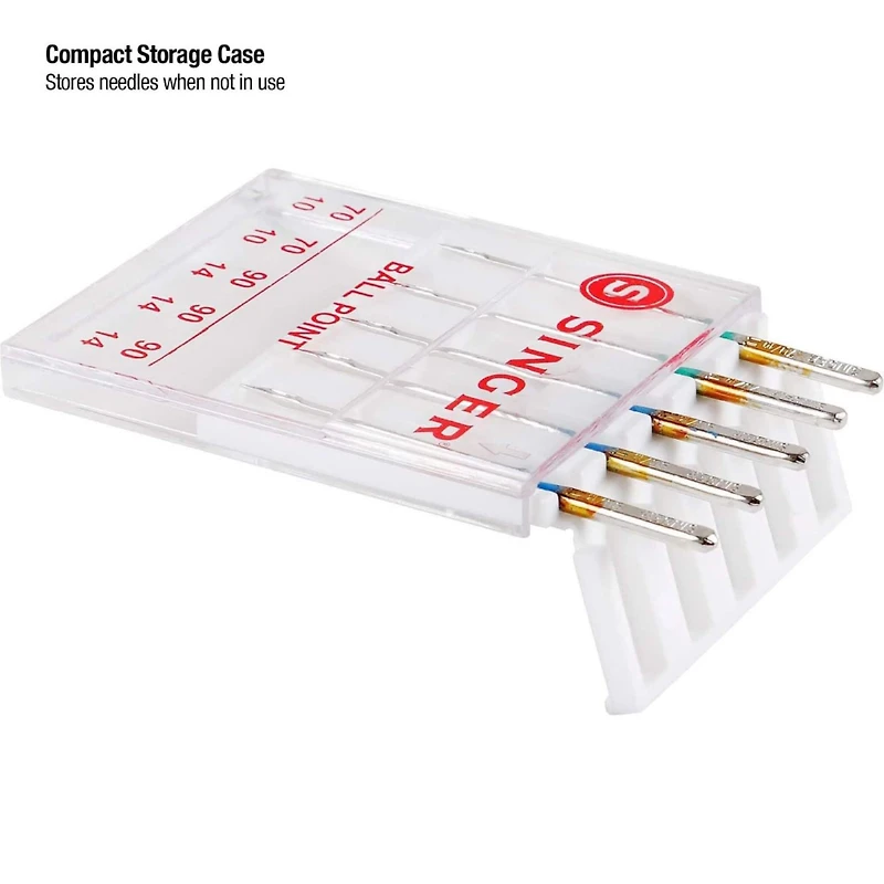 SINGER® Titanium & Standard Universal & Ball Point Sewing Machine Needles, 54ct.