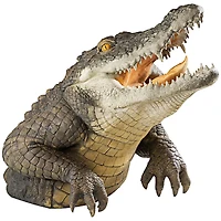 Design Toscano 19" Snapping Swamp Gator Statue