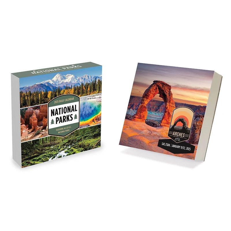TF Publishing 2025 365 National Parks Daily Desktop Calendar