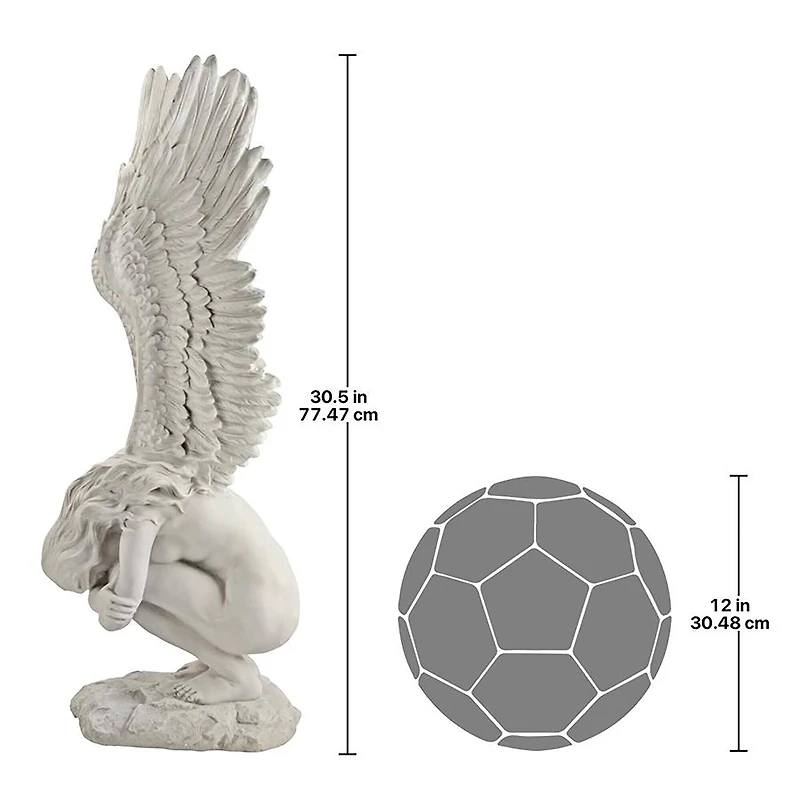 Design Toscano 30.5" Remembrance & Redemption Angel Sculpture