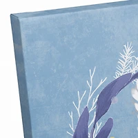 Happy Hanukkah Dove 16x16 Canvas Wall Art