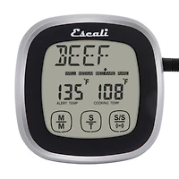 Escali Black Touch Screen Thermometer & Timer