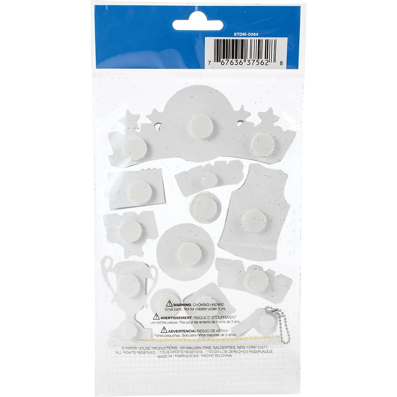 Paper House® Volleyball 3D Stickers