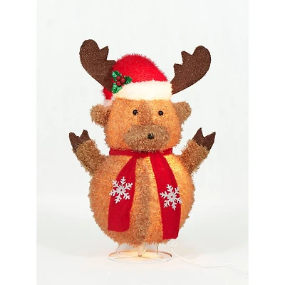 2.5ft. Pop-Up Fluffy Moose Sculpture