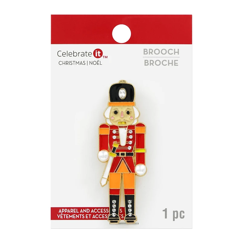 Soldier Nutcracker Brooch by Celebrate It™
