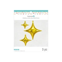 4-Pointed Star Foil Balloons Set by Celebrate It