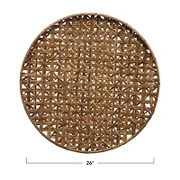Hello Honey® Open Weave Rattan Peel Tray