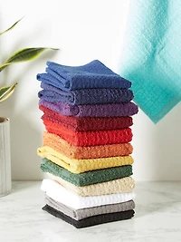 DII® Solid Spice Waffle Terry Dishtowel (Set of 4)