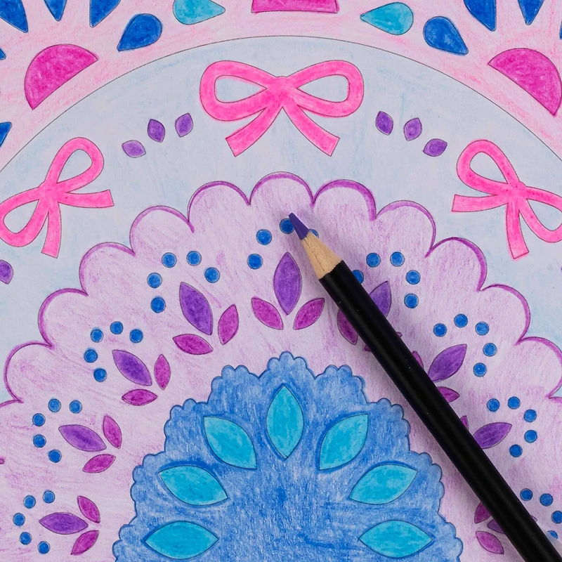 VIVID by Brea Reese® Rainbow Mixed Media Coloring Pad