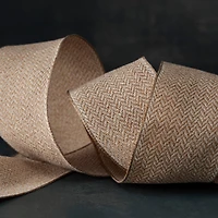 2.5" x 25ft. Wired Herringbone Ribbon by Celebrate It™ Décor