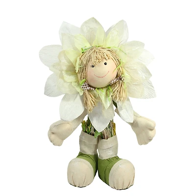 29" Spring Sunflower Girl Decorative Figure