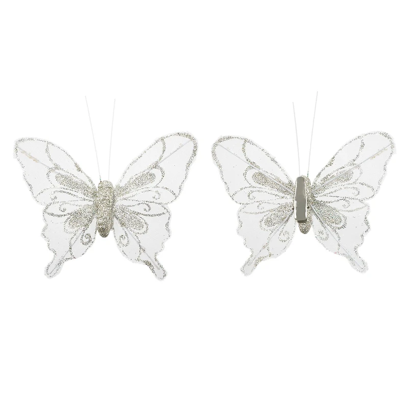 Glitter Butterfly Embellishments