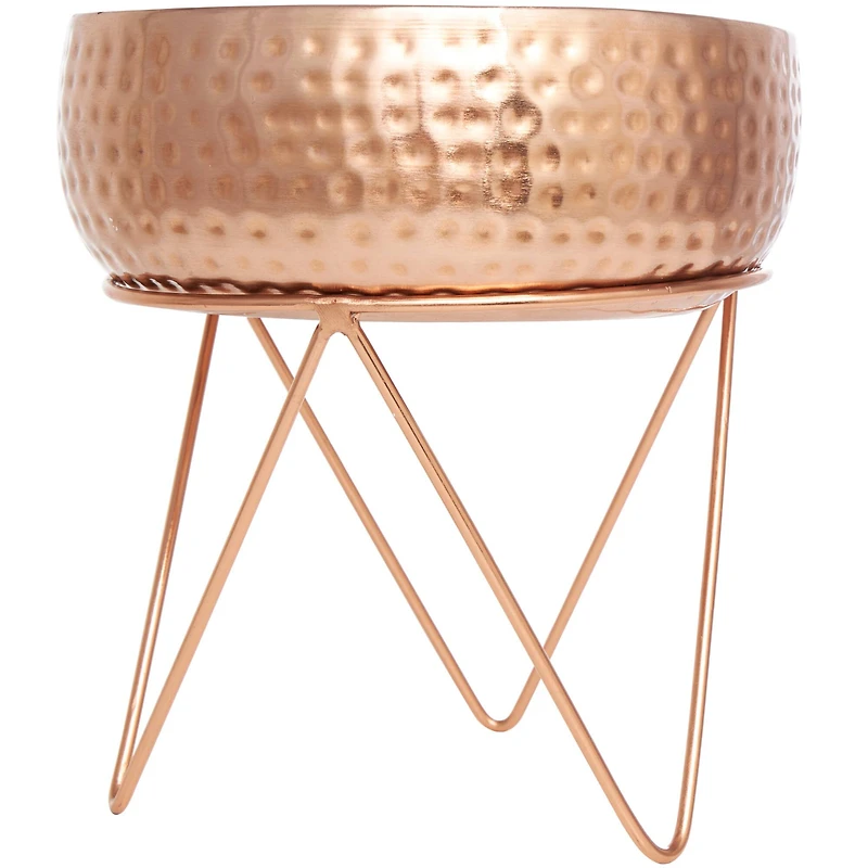 Vanilla Marshmallow Scented 4-Wick Candle in Copper Tripod Bowl