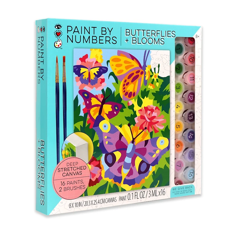 Paint by Numbers Butterflies and Blooms Craft Kit
