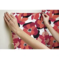 RoomMates Red Poppy Punch Peel & Stick Wallpaper