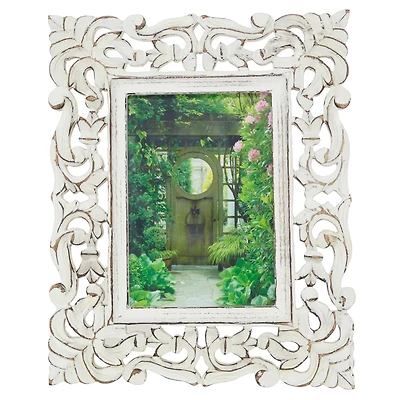 White Mango Wood 5" x 7" Frame