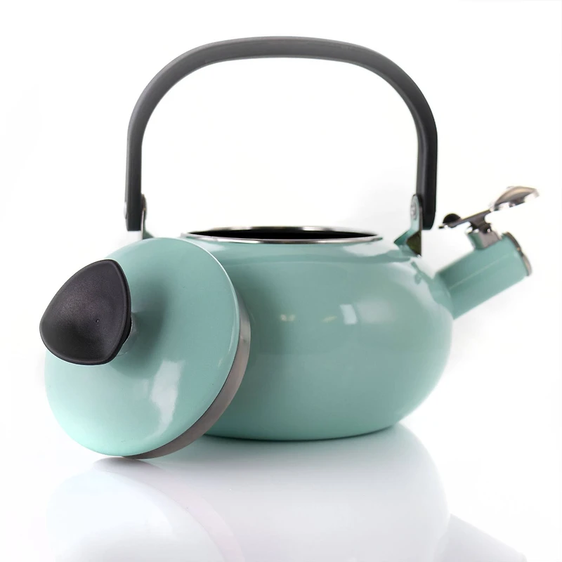 Kenmore® 1.5qt. Blue Enamel on Steel Whistling Tea Kettle