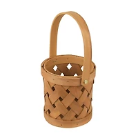 5.25" Natural Brown Cylinder Chipwood Basket by Ashland®