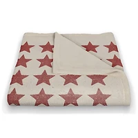 Gradient Stars Coral Fleece Blanket