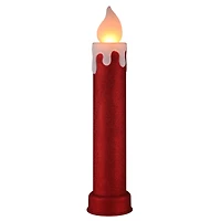 Mr. Christmas 36" Red Glittery Blow Mold Candle
