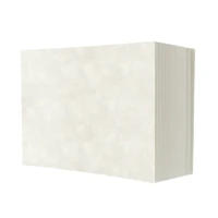 JAM Paper 5" x 7" White Parchment Flat Note Cards, 250ct.