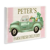 Stupell Industries Farm Fresh Delivery Sign Rustic Countryside Vegetables Wall Plaque Art