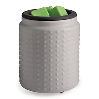 Candle Warmers Etc.® Gray Hobnail Flip Dish Wax Warmer