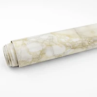 Fablon Carrara Light Beige Adhesive Film, 2ct.