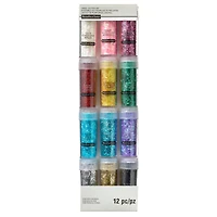 12 Packs: 12ct. (144 total) Tinsel Glitter Set by Recollections™