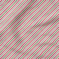 Fabric Editions Holiday Diagonal Stripe Cotton Fabric