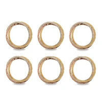 DII® Triple Intertwined Napkin Rings, 6ct.