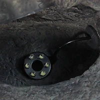 24" LED Lighted Multi-Tiered Rock Look Outdoor Patio Garden Water Fountain