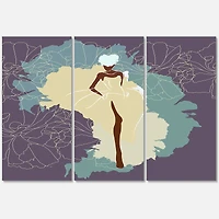 Designart - African American Woman In Gorgeous Wedding Dress