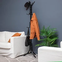 Mind Reader 67" 3-Tier 11-Hook Coat Rack