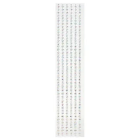 12 Packs: 6 ct. (72 total) Iridescent Clear Rhinestone Borders by Recollections™