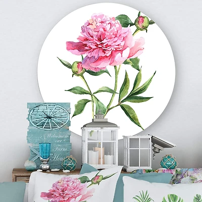 Designart - Vintage Pink Peonies