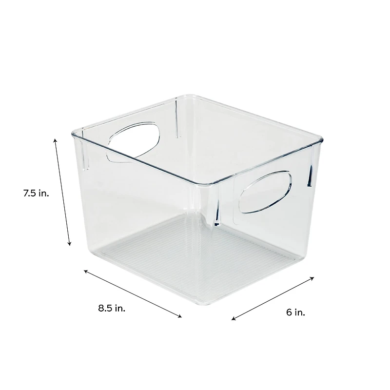 Simplify Medium Horizontal Clear Organizer