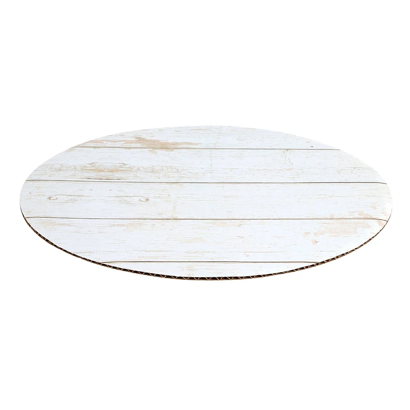 12 Packs: 3 ct. (36 total) 10" White Wood Grain Cake Boards by Celebrate It®