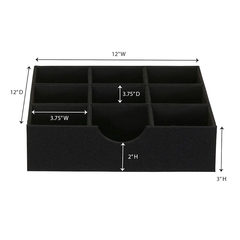 Household Essentials 9-Compartment Drawer Organizers