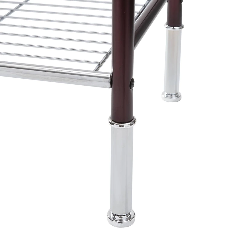 Organize It All Duplex 3 Tier Square Freestanding Wire Rack