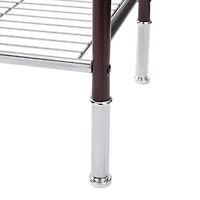 Organize It All Duplex 3 Tier Square Freestanding Wire Rack