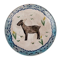 Hello Honey® 6" Enchanted Fauna Series Hand-Painted Stoneware Plate Set