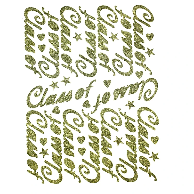 JAM Paper Class Of Gold Standard Script Stickers