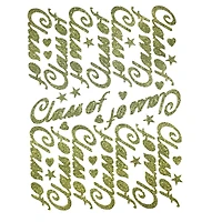 JAM Paper Class Of Gold Standard Script Stickers