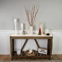 39" LED Lighted Natural Branch Bundle Christmas Decoration, Warm White Lights