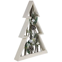 17.5" Stars & Pinecones Christmas Tree Tabletop Décor